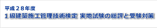 平成28年度一級建築士実地試験の総評