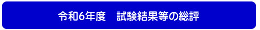 令和6年度　試験結果等の総評